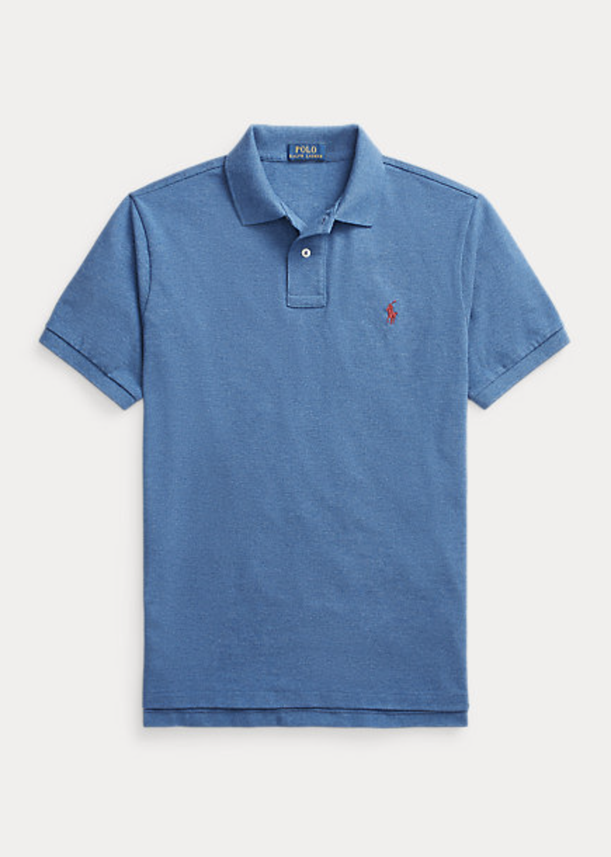 Ralph Lauren Kids Polo Pony Embroidered Polo Shirt in Royal